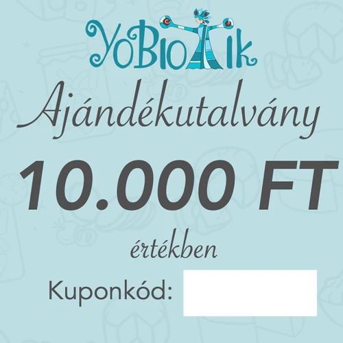 Ajndékutalvány 10.000 Ft
