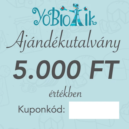 Ajándékutalvány 5.000 Ft