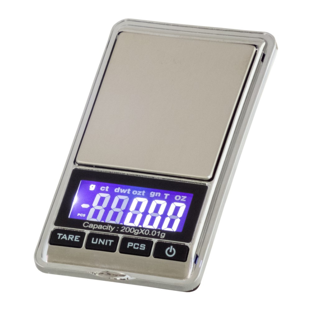 Grammos mérleg, digitális, 0,01 g felbontás / 200 g